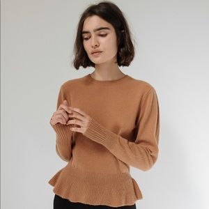 NWT Frame Cinched Cashmere Sweater
